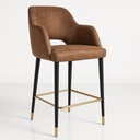 Durafurn Sorbet Counter Stool - Black Metal 650h Legs