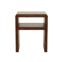 Eva Bedside - Chocolate Burl