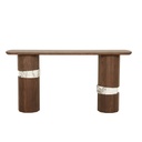 Everest Console Table - Smoked Ash