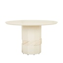 Everest Dining Table - Shell - Natural Travertine