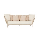 Fairhaven Curve 3 Seater Sofa - Shell Straw - Oatmeal