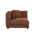 Felix Crest 1 Seater Left Corner Sofa - Auburn Weave