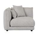 Felix Crest 1 Seater Left Corner Sofa - Cloud Speckle