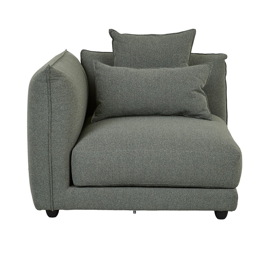 [FELIX-CREST-1-SEATER-LEFT-CORNER-SOFA-OLIVE-LEAF-SOF-FEL-CRES-LFT-CNR-OLF] Felix Crest 1 Seater Left Corner Sofa