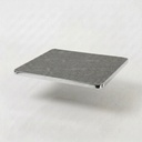 Aluminium Edged Sintered Stone Tabletop - Rust Black