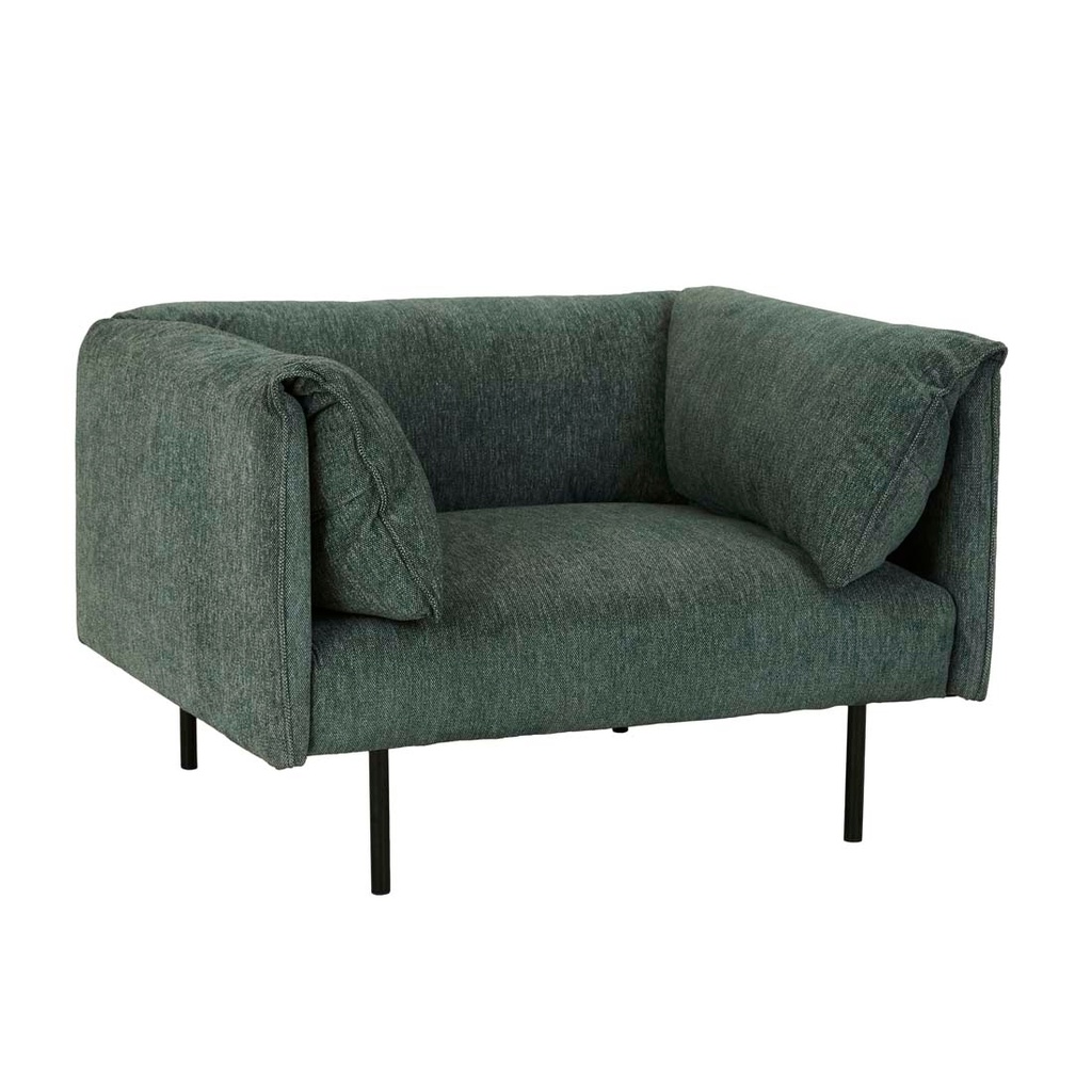 [FELIX-FOLD-1-SEATER-SOFA-EVERGREEN-SOF-FEL-FLD-1S] Felix Fold Sofa Chair - Evergreen