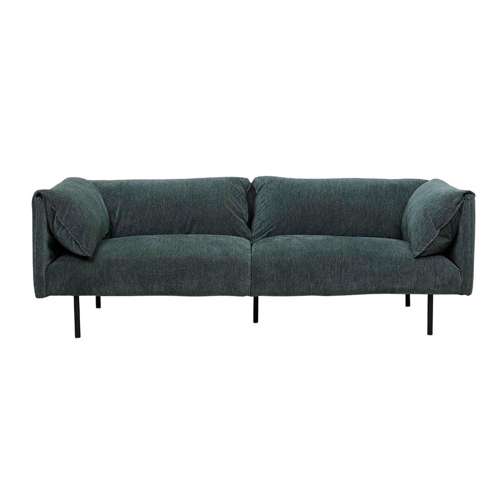 [FELIX-FOLD-3-SEATER-SOFA-EVERGREEN-SOF-FEL-FLD-3S] Felix Fold 3 Seater Sofa - Evergreen