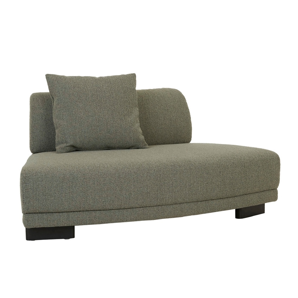 Felix Orbit 2 Seater Curve Sofa - Moss Tweed