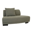Felix Orbit 2 Seater Curve Sofa - Moss Tweed