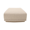Felix Orbit Wedge Ottoman - Moonbeam