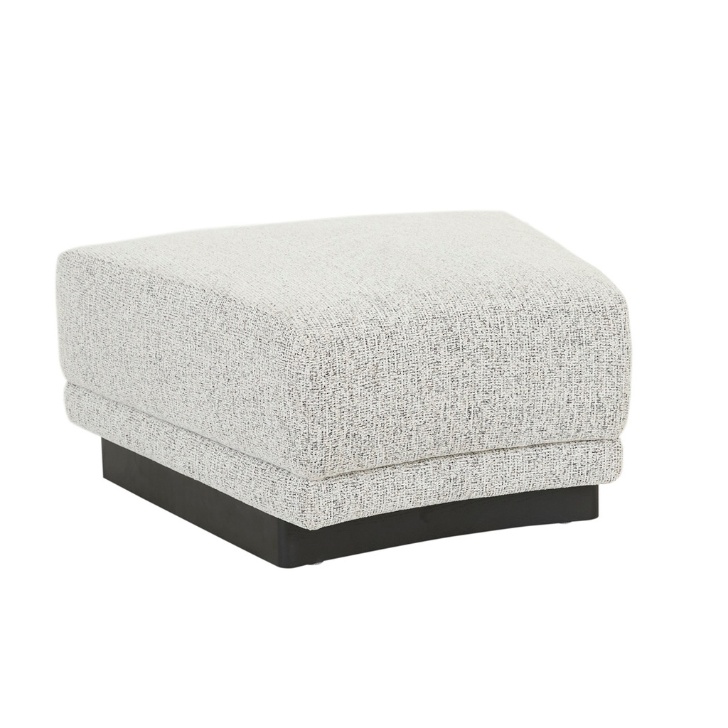 [FELIX-ORBIT-WEDGE-OTTOMAN-ORE-SPECKLE-MATT-BLACK-ASH-SOF-FEL-ORB-WDG-OTT-ORSP-BK] Felix Orbit Wedge Ottoman - Ore Speckle