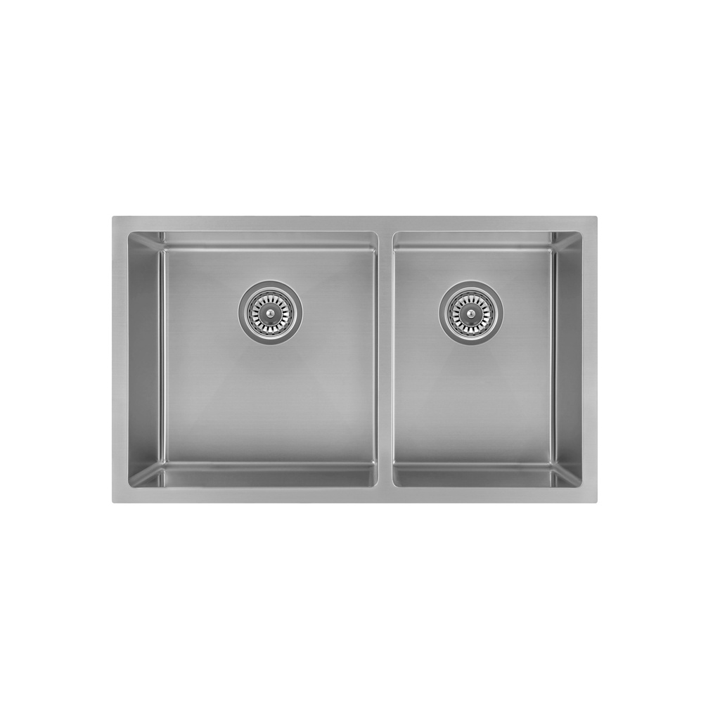 [101581] Vita Double Kitchen Sink 760mm - Stainless Steel