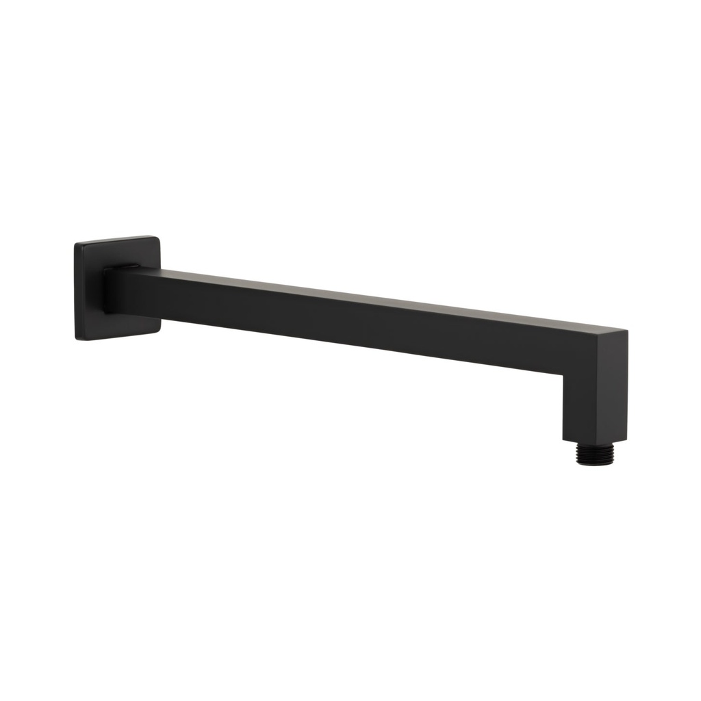 [102061] Eli Shower Arm Square 400mm - Matte Black
