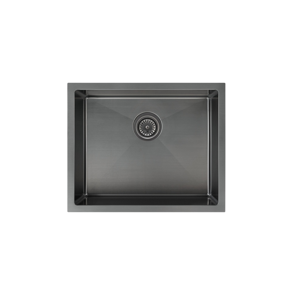 [10247] Seba Single Kitchen Sink 550mm - Brushed Gunmetal
