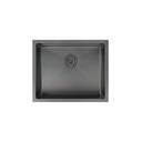 Seba Single Kitchen Sink 550mm - Brushed Gunmetal
