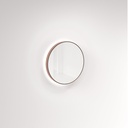 (D)Saanti Handmade Double Trim LED Mirror 600mm - Brushed Copper