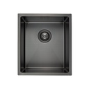 Ohelu Single Kitchen Sink 380mm - Brushed Gunmetal