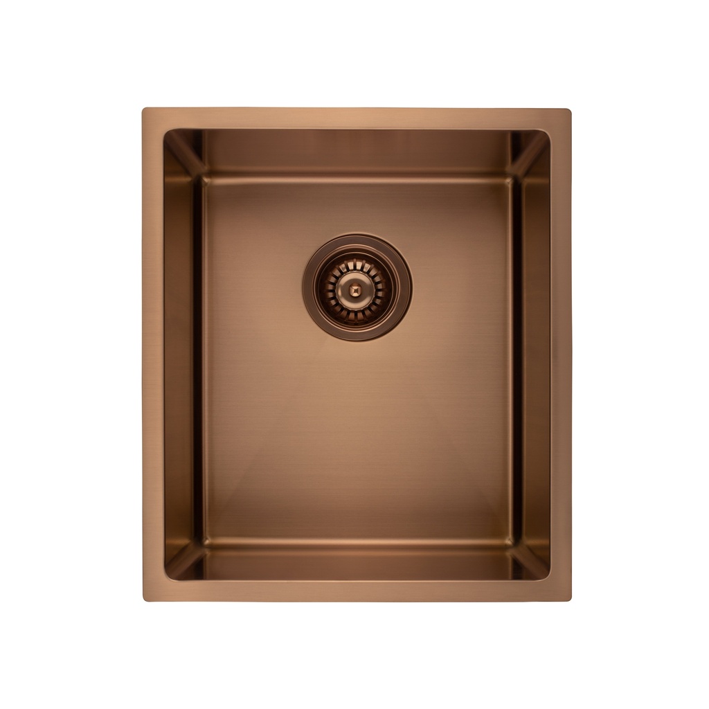 [10352] Ohelu Single Kitchen Sink 380mm - Brushed Copper