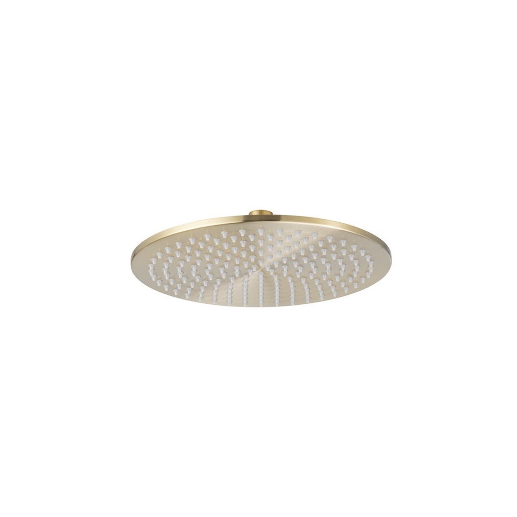 [10380] Shower Head Round 250mm - Brushed Brass