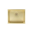 Seba Single Kitchen Sink 550mm - Brushed Brass