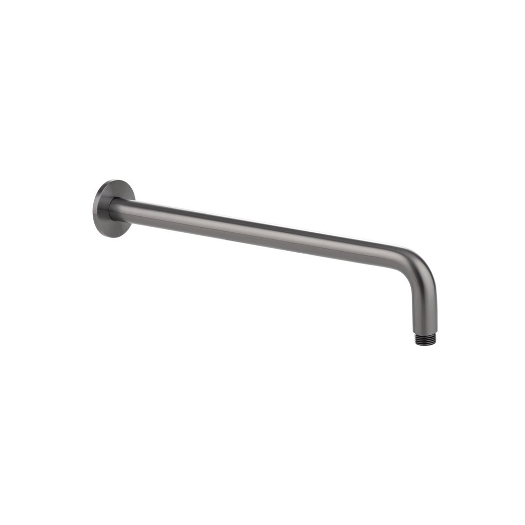 [107111] Shower Arm 400mm - Brushed Gunmetal