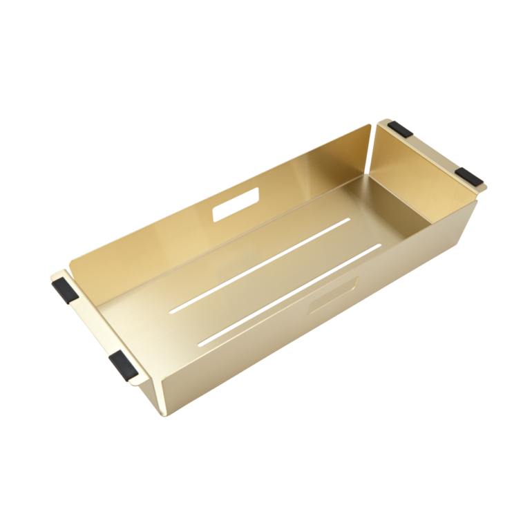 [10725] Felicity Kitchen Sink Colander Accessory - Brushed Brass