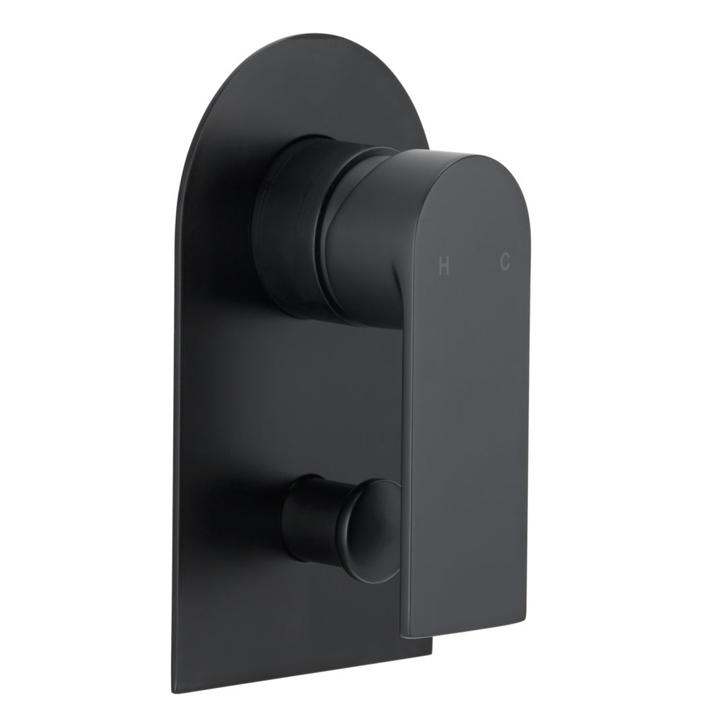 [10758] Magnus Shower Diverter - Matte Black