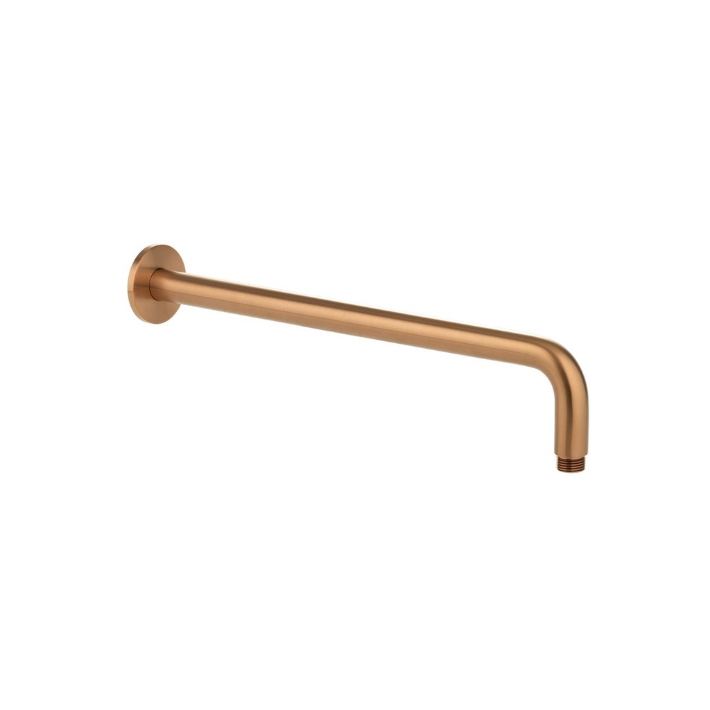 [108291] Shower Arm 400mm - Brushed Copper