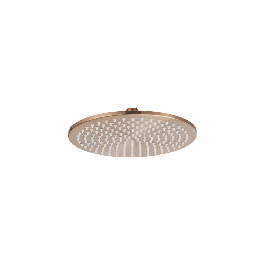 [10830] Shower Head Round 250mm - Brushed Copper