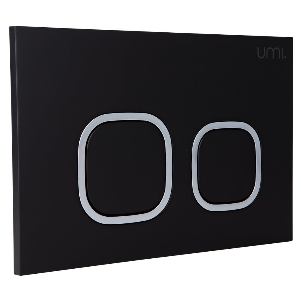 [11402] Delta Toilet Button - Black Square - Matte Black