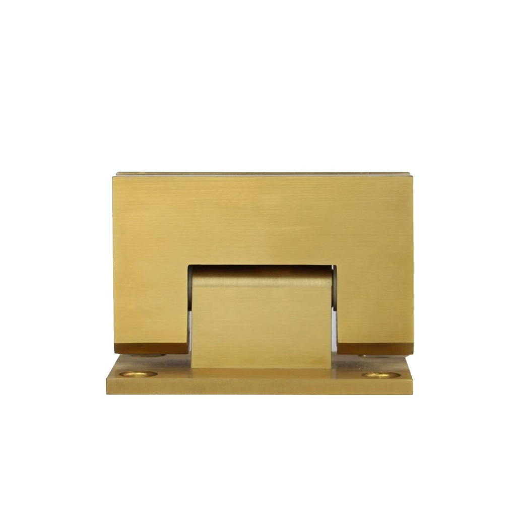 [11514] Kenzie Glass-to-Wall Shower Hinge - Brushed Brass