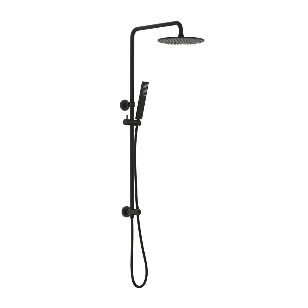 Finley Shower Rail Set - Matte Black