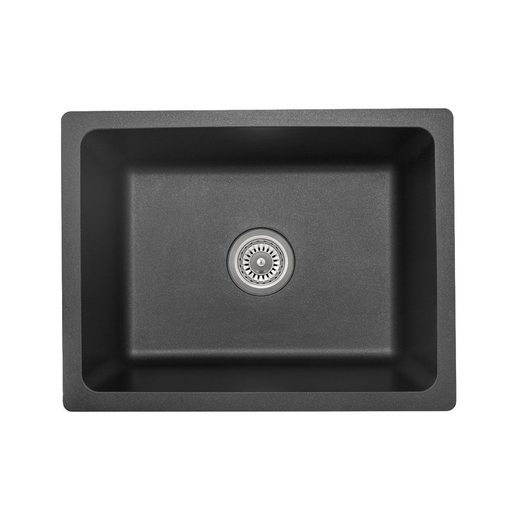 [11558] Vera Single Sink 560mm - Black Granite