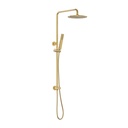 Finley Shower Rail Set - Brushed Brass