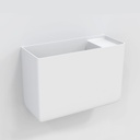 Capri Mini Wall-Hung Basin - Matte White