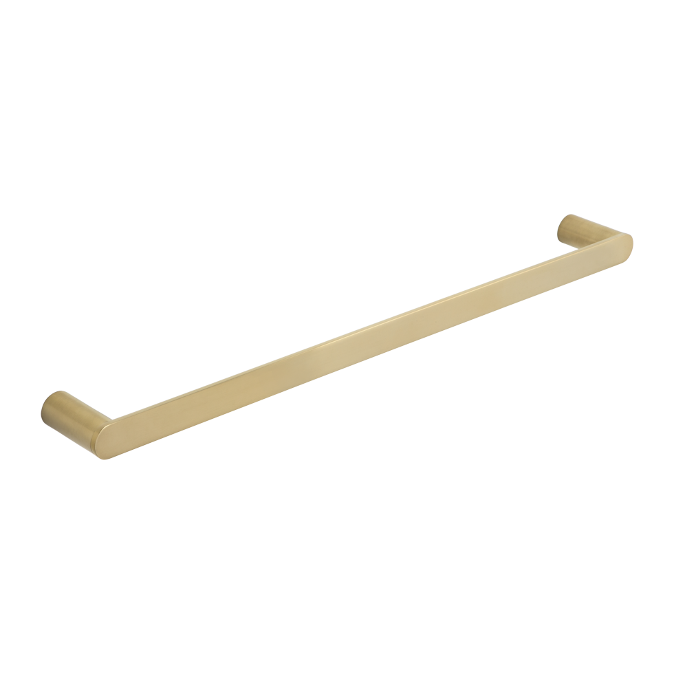 [11681] Milani Single Towel Rail 600mm - Brushed Brass