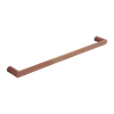 Milani Single Towel Rail 600mm - Brushed Copper