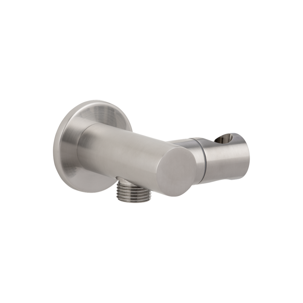 [11706] Adjustable Hand Shower Holder and BP - Brushed Nickel