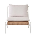 Fleur Sofa Chair - Bone - Honey