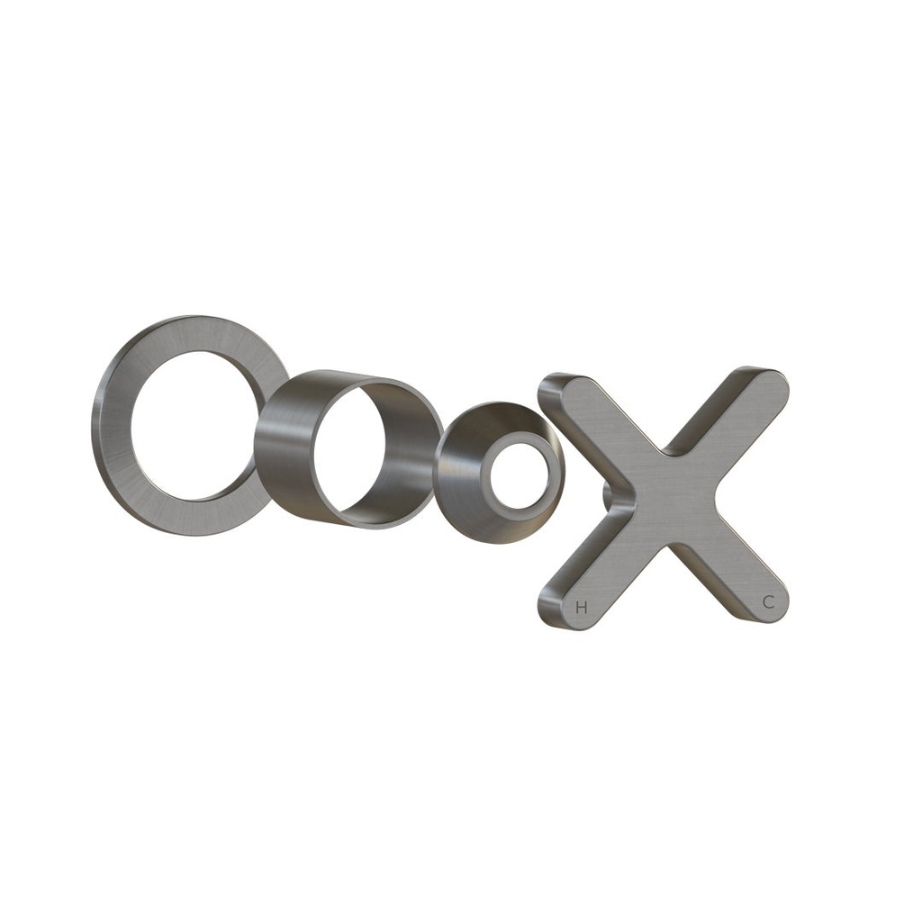 Cross Progressive Handle Kit – Brushed Gunmetal