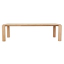 Flint Dining Table - Satin Oak