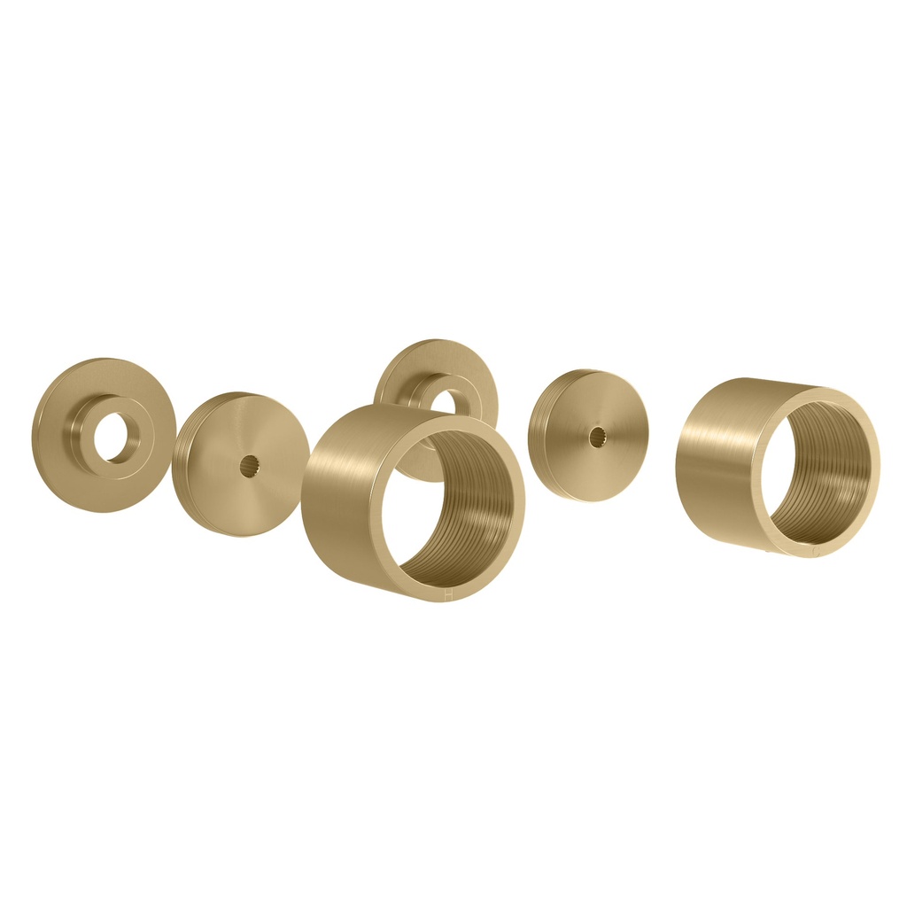Pixi Tile Insert Assembly Handle Kit - Brushed Brass