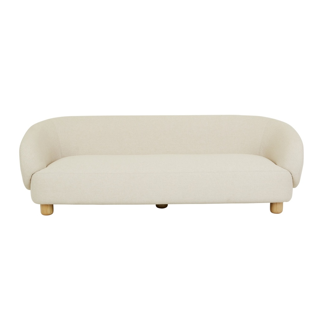 Flo 3 Seater Sofa - Noyack Salt - Natural Ash