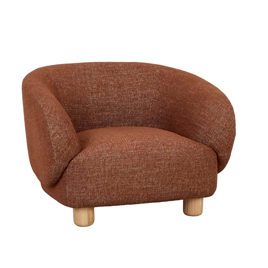 [FLO-OCCASIONAL-CHAIR-BRICK-NATURAL-ASH-CH-FLO-OCC-NATURAL-ASH] Flo Occasional Chair - Brick - Natural Ash