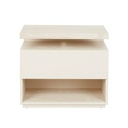 Float Bedside - Natural Travertine - Shell