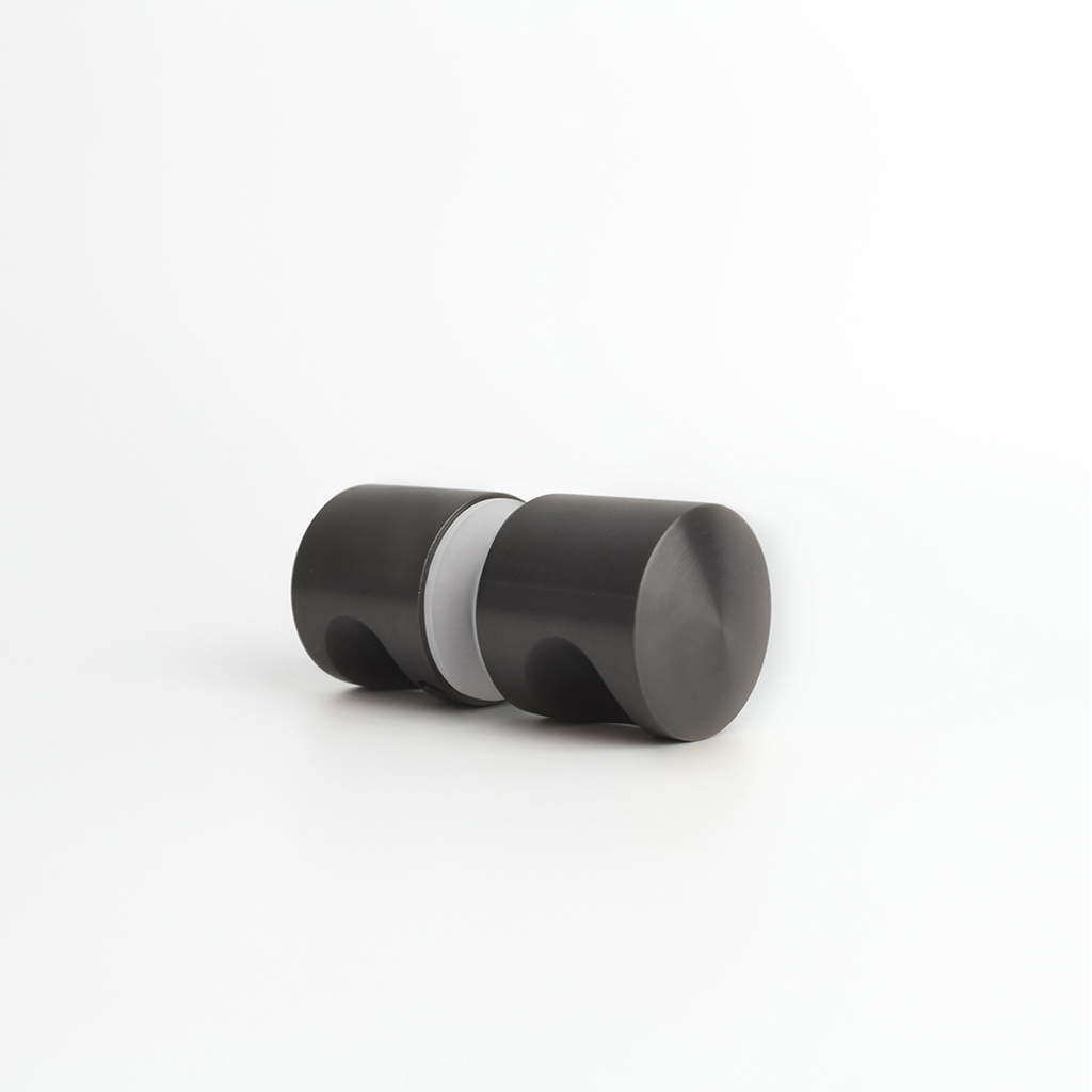 [12146] Livio Shower Door Handle - Brushed Gunmetal