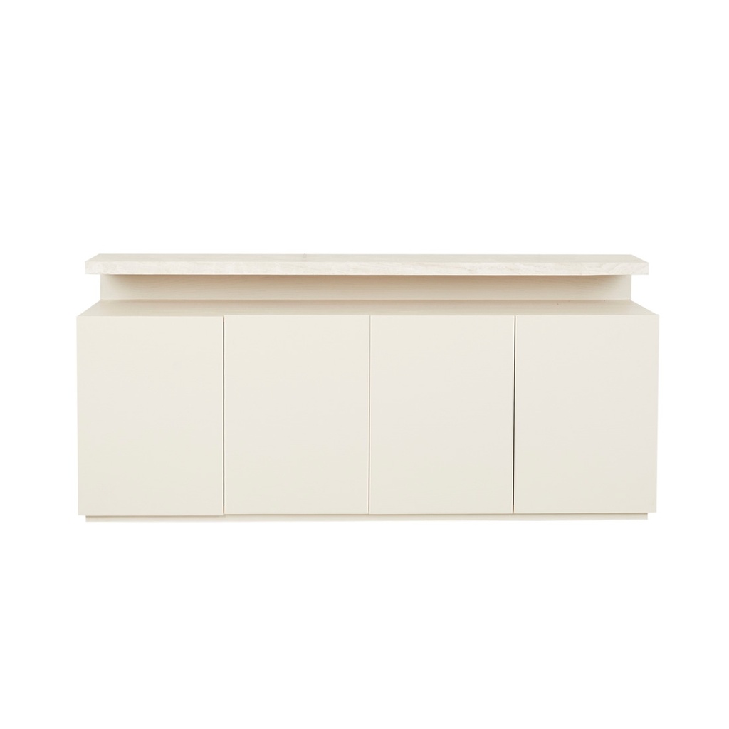 Float Buffet - Natural Travertine - Shell