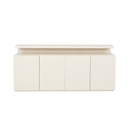 Float Buffet - Natural Travertine - Shell