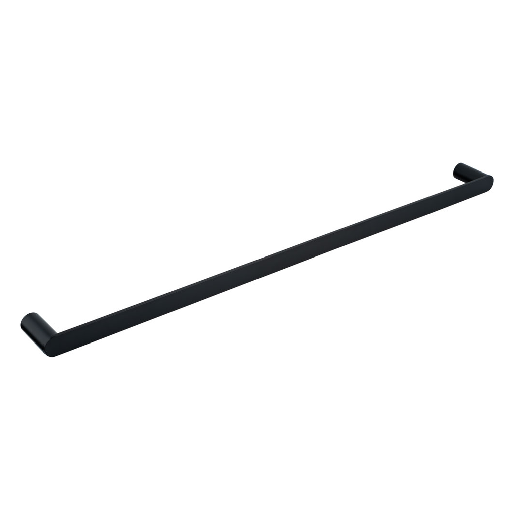 [12438] Milani Single Towel Rail 800mm - Matte Black