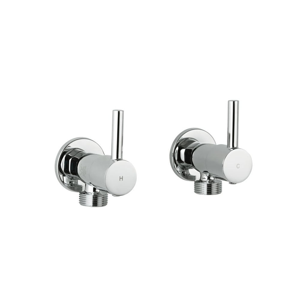 [12446LF] Elysian Washing Machine Stops - Chrome